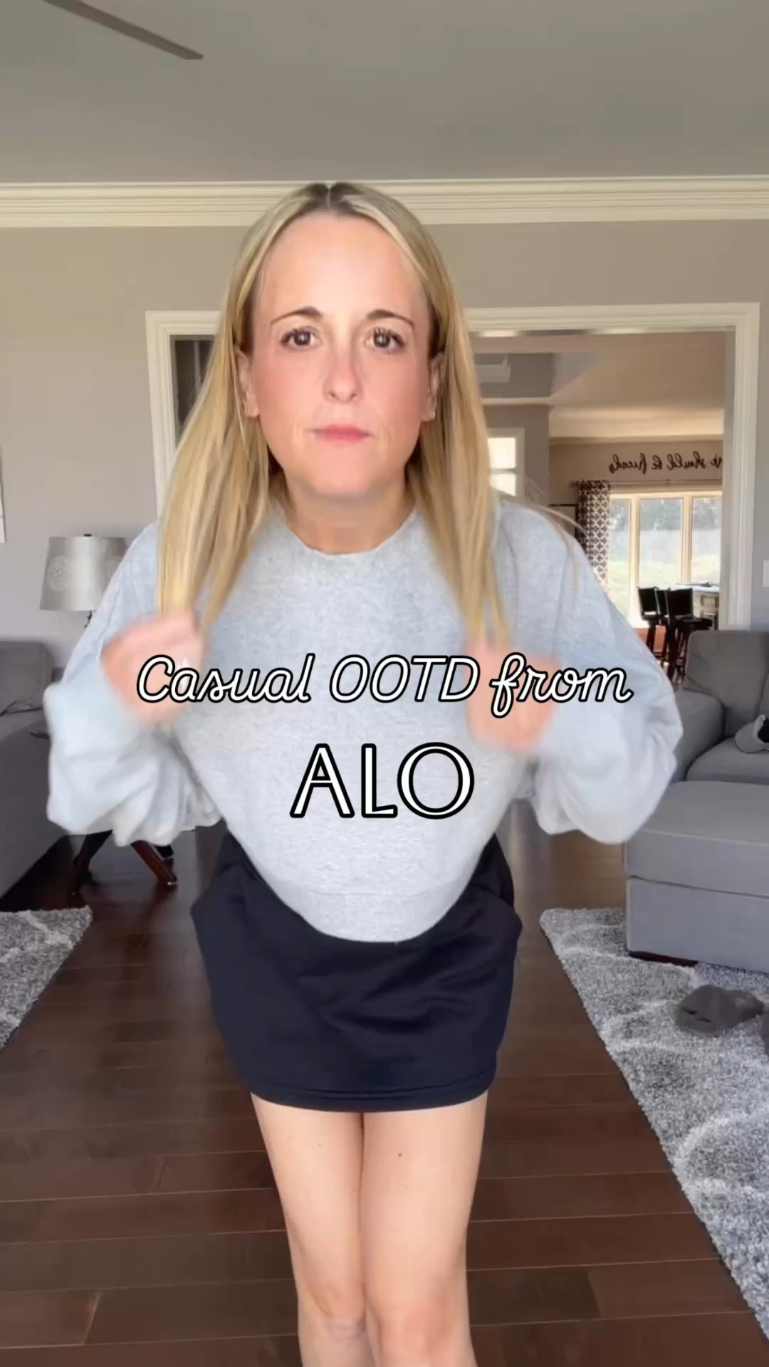My Wednesday @Alo Yoga  OOTD🖤 Today was spent running errands, and this cropped lightweight sweatshirt and skort was perfect!  I love looking put together while feeling comfortable. This skort is like wearing a skirt version of sweatpants!  After selling out it’s back in all sizes and comes in two other colors!

Spring casual outfit // athleisure // Alo set // Alo skort // mom outfit // cute and casual // athletic outfit // Alo skort outfitt

#LTKootd #LTKPetite #LTKmomlife