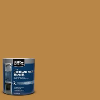 BEHR PREMIUM 1 qt. #M270-7 Wild Ginger Satin Enamel Urethane Alkyd Interior/Exterior Paint 793004... | The Home Depot