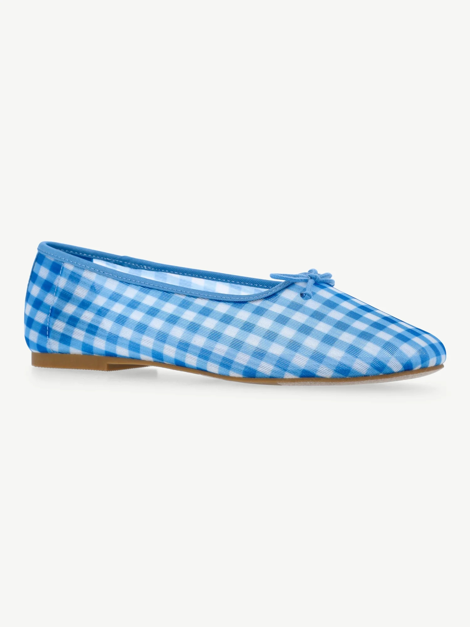 No Boundaries Women's Mesh Ballet Bow Flats | Walmart (US)