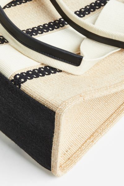 Jute-blend Tote Bag | H&M (US + CA)
