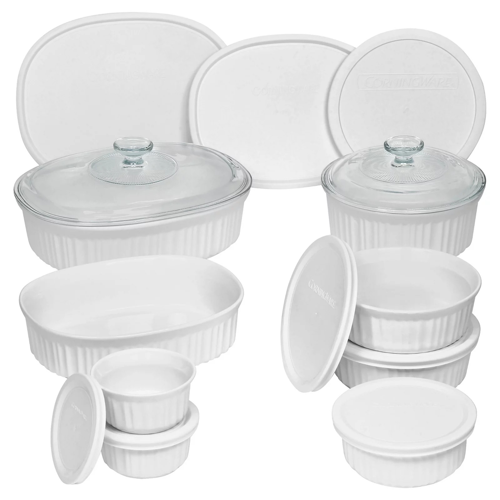 CorningWare French White 18-pc. Bakeware Set | Kohl's