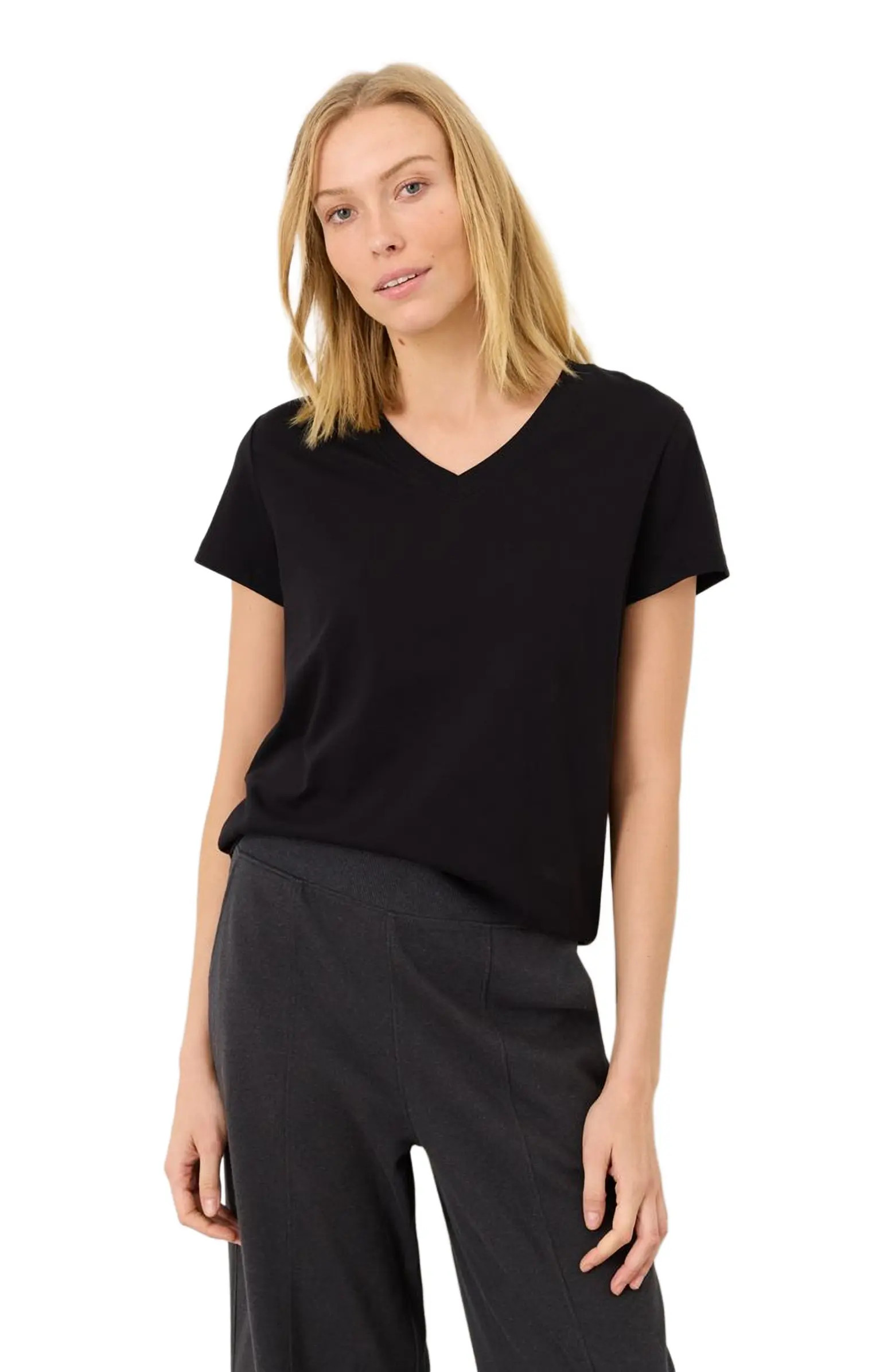 Organic Cotton Softspun Essential V-Neck Tee | Nordstrom