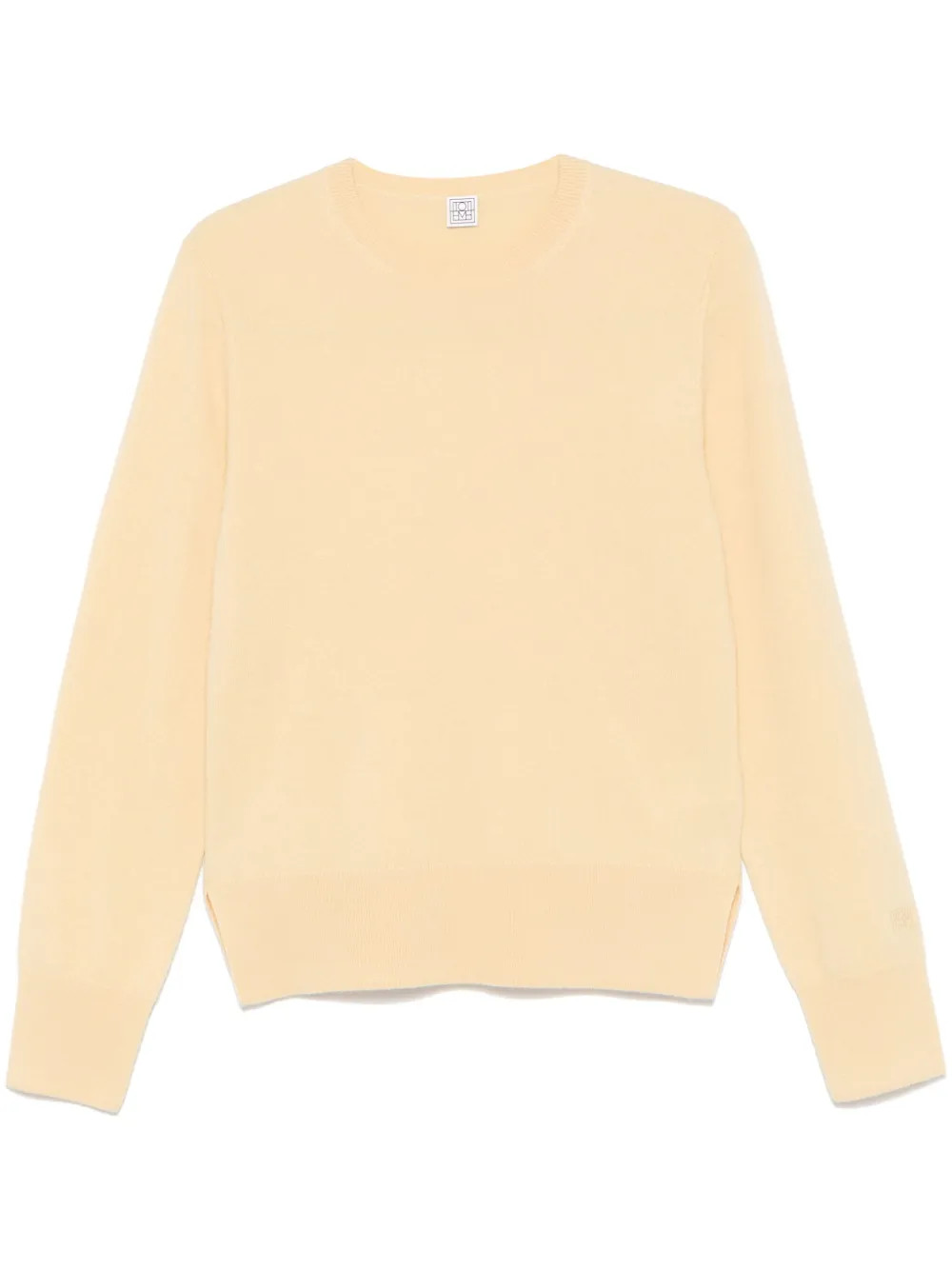 TOTEME crew-neck Sweater   | Yellow | FARFETCH | Farfetch Global