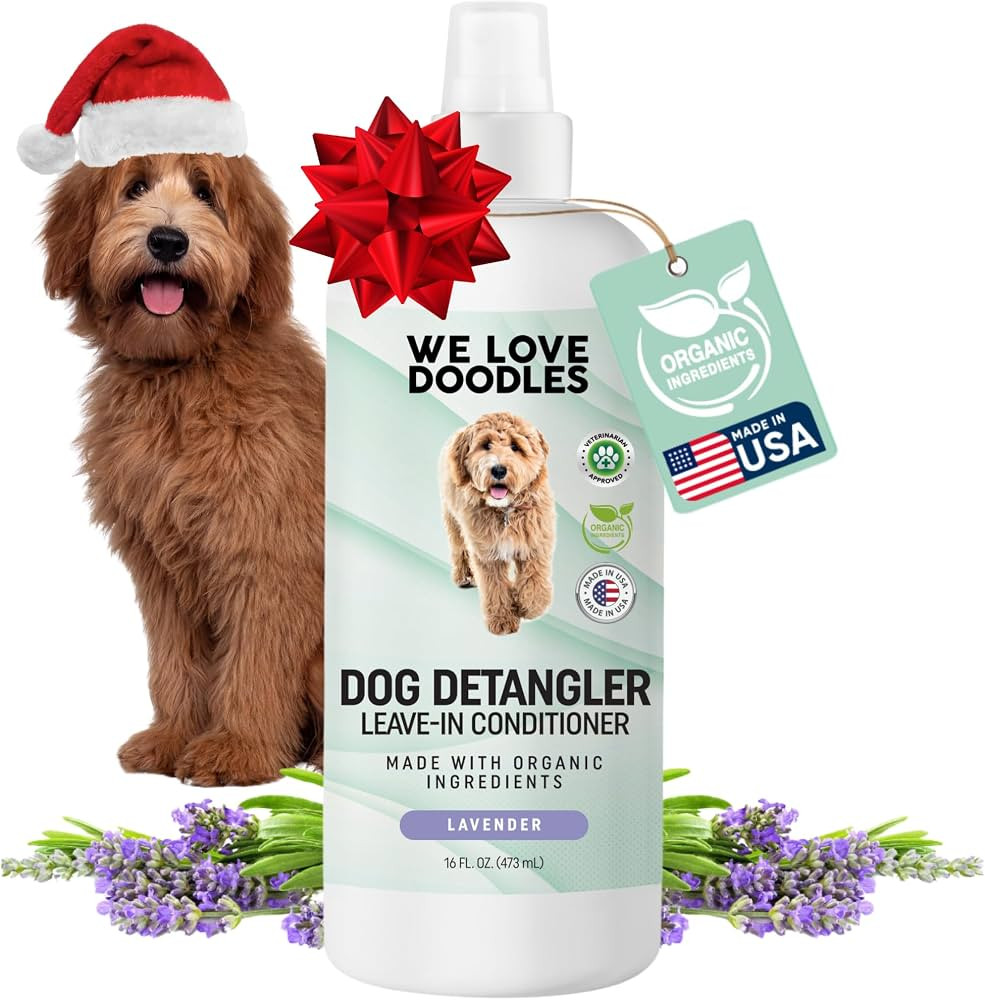 We Love Doodles Dog Detangler Spray - Leave-in Conditioner for Dogs - Dog Detangling Spray - Dema... | Amazon (US)