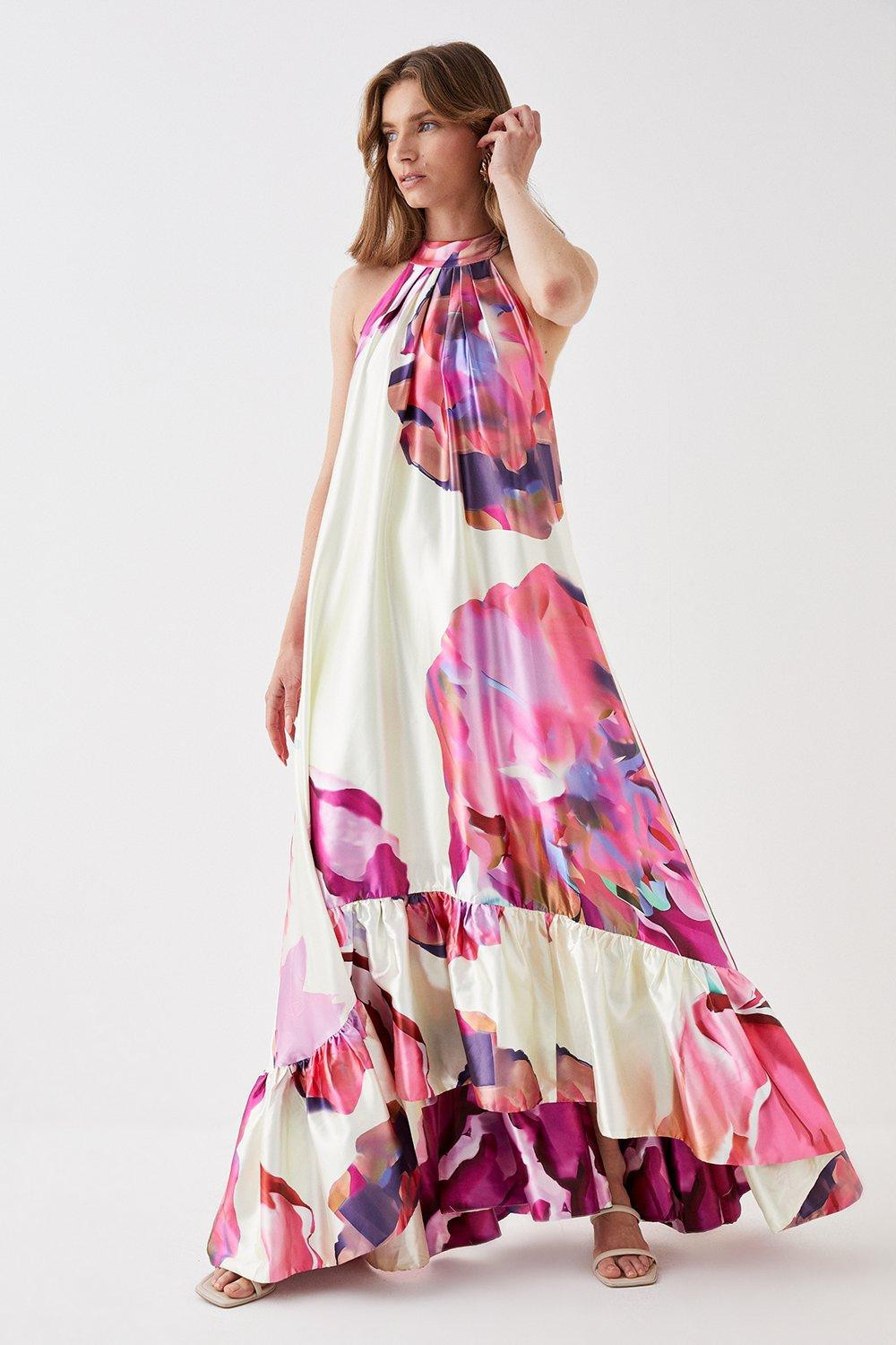 Flowing Halter Maxi Dress | Coast UK & IE