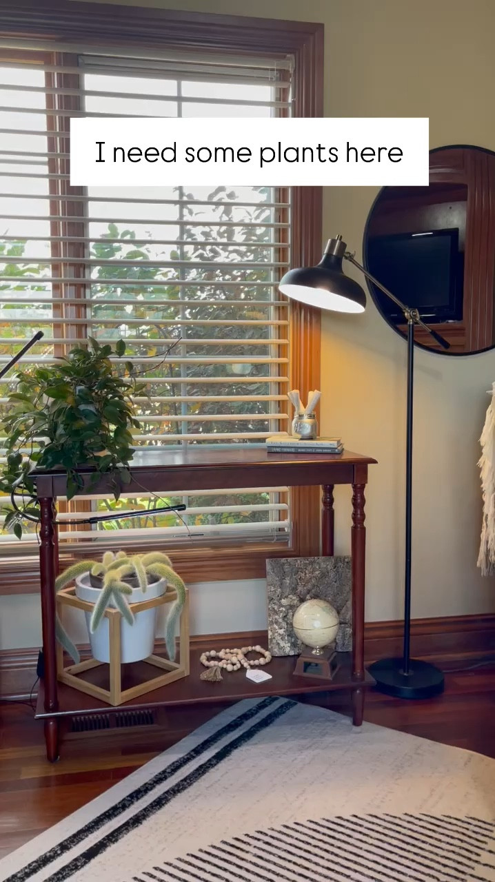 I decided to convert this lamp I already had into a grow lamp by simply adding a grow light bulb! Most of my grow lights are from Sansi because they last longer than many others I’ve tried.

What do you think? Do you have any spots that could use a grow light bulb to create a new area for plants?


#LTKHome #LTKVideo