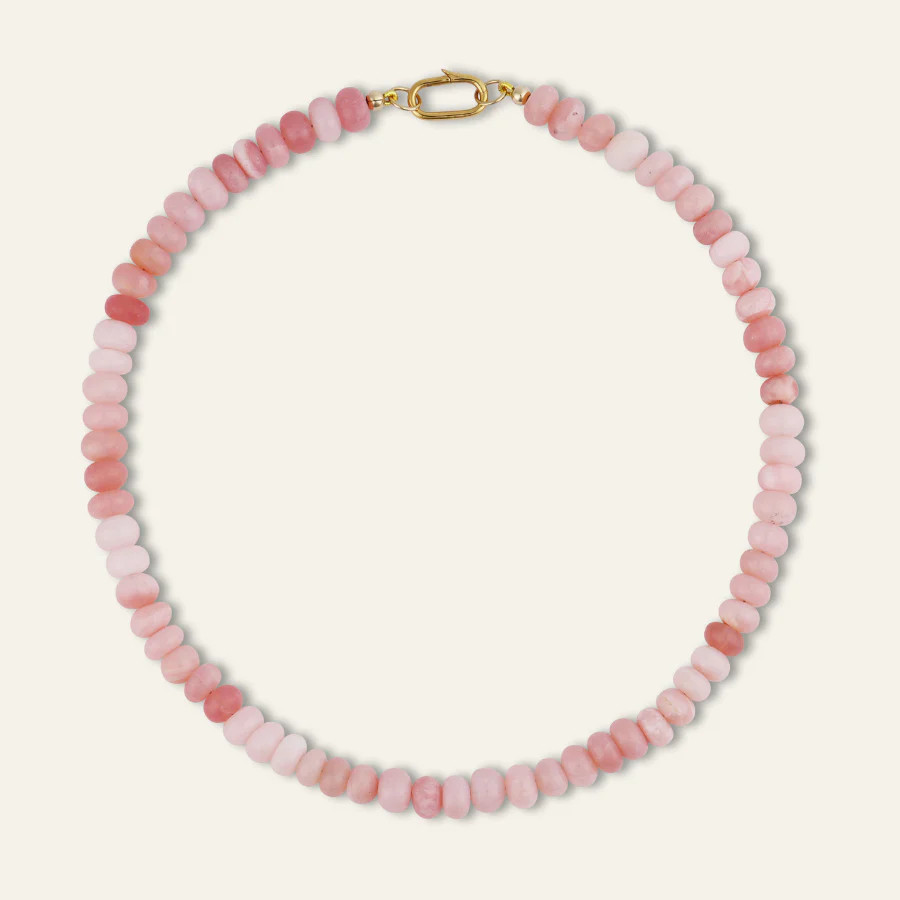 Light Pink Opal Gemstone Necklace | HART