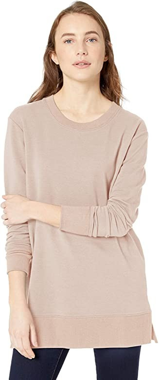 Amazon Brand - Daily Ritual Women's Terry Cotton and Modal Side-Vent Tunic | Amazon (US)