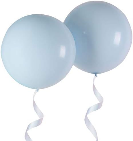 Amazon.com: OUPKING 36 Inch Giant Round Balloons Macaron Blue 6 Packs Latex Balloons for Photo Sh... | Amazon (US)