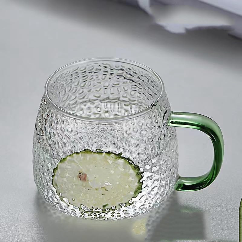 Glass Coffee Mug Simple Style Coffee Tea Cup Set Glass Cup Juice Cup Milk Cup Breakfast Cup Offic... | Amazon (US)