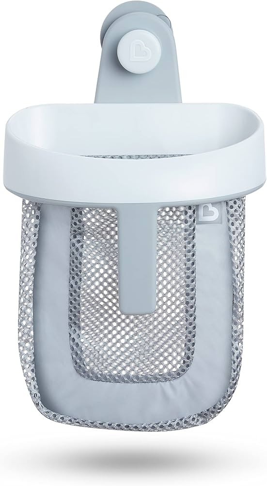 Munchkin® Super Scoop™ Hanging Bath Toy Storage with Quick Drying Mesh, Grey | Amazon (US)