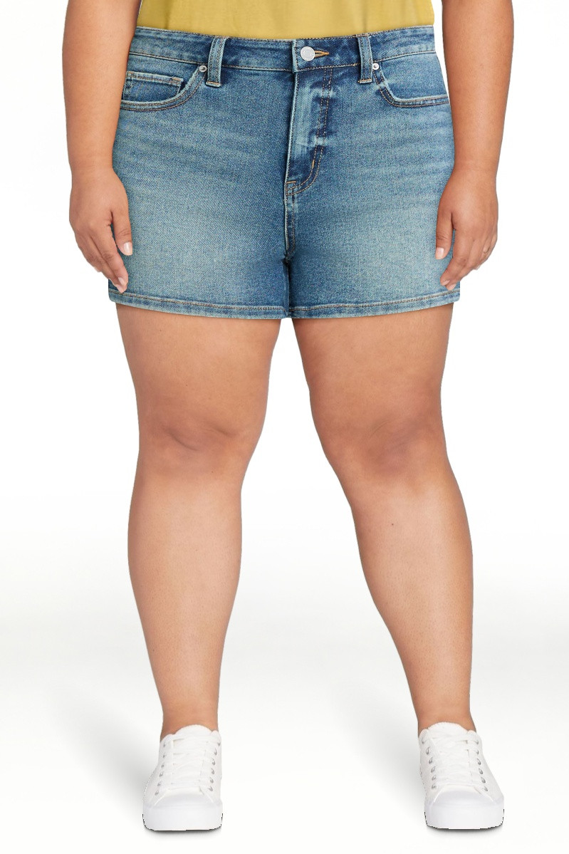 Time and Tru Women's High Rise Carpenter Shorts, 4"Inseam, Sizes 2-20 | Walmart (US)