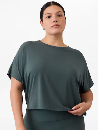 With Ease Crop Tee | Athleta