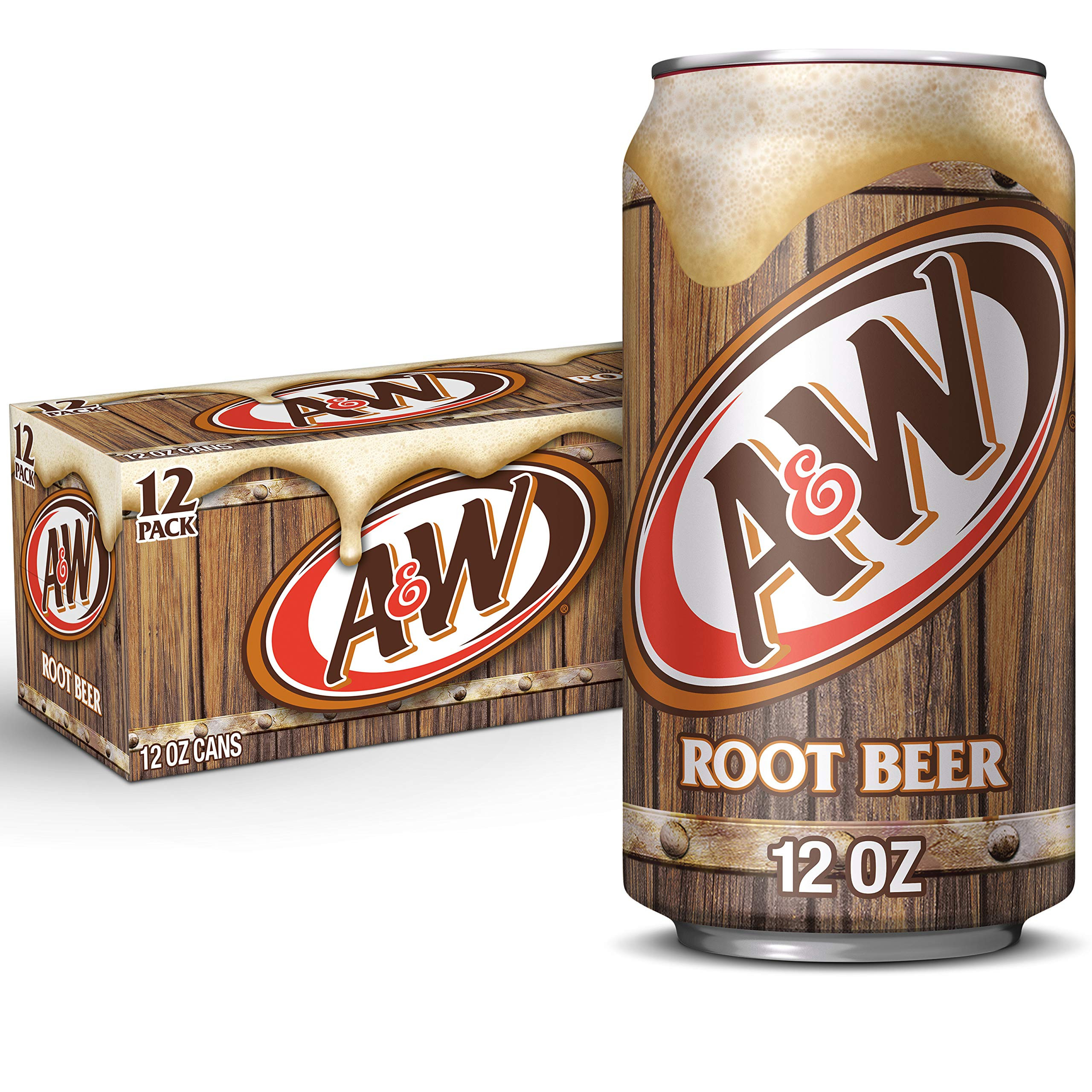 A&W Root Beer Soda, 12 fl oz cans, 12 pack | Amazon (US)