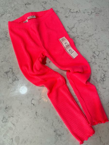 Hot pink girls ribbed cozy leggings that are soo soft and adorable in person. On sale for only $7 at target! Lots of colors available 

#LTKSeasonal #LTKGiftGuide #LTKkids