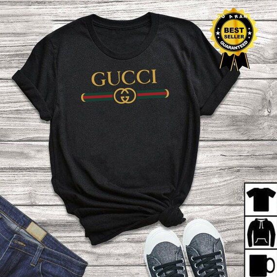 Classic Gucci Tshirt Gucci Luxury Inspired Fashion Gucci | Etsy | Etsy (US)