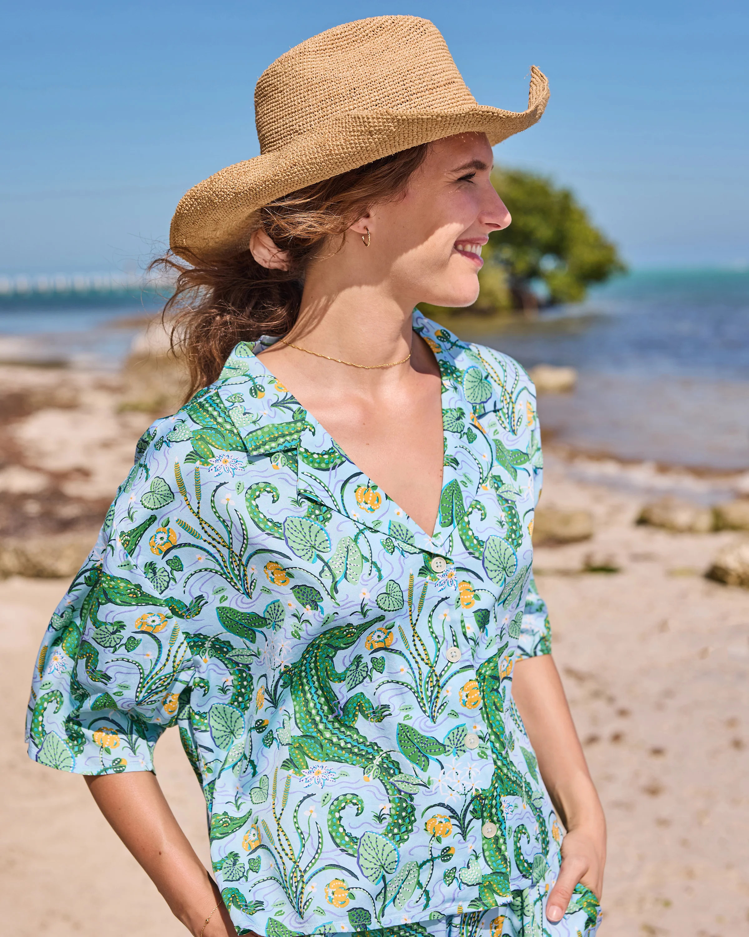 Gator Grove - Eco Satin Wildest Dreams Set - Blue Lagoon | Printfresh