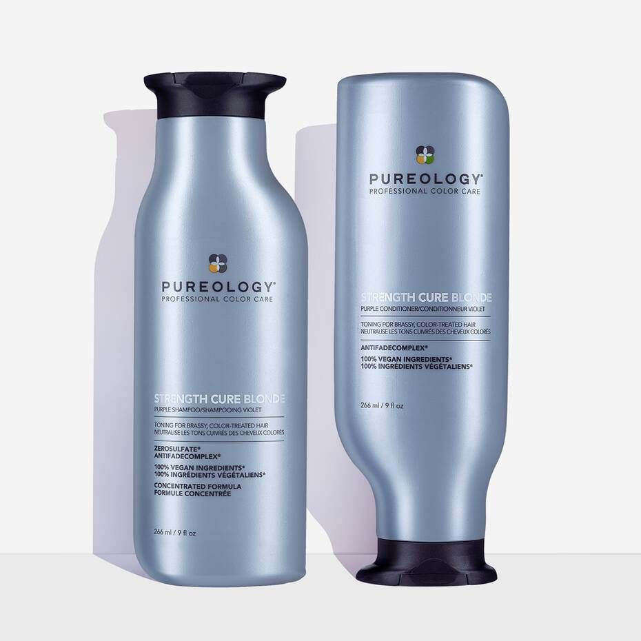 Strength Cure Blonde Shampoo + Conditioner Liter for Blonde Hair - Pureology | Pureology