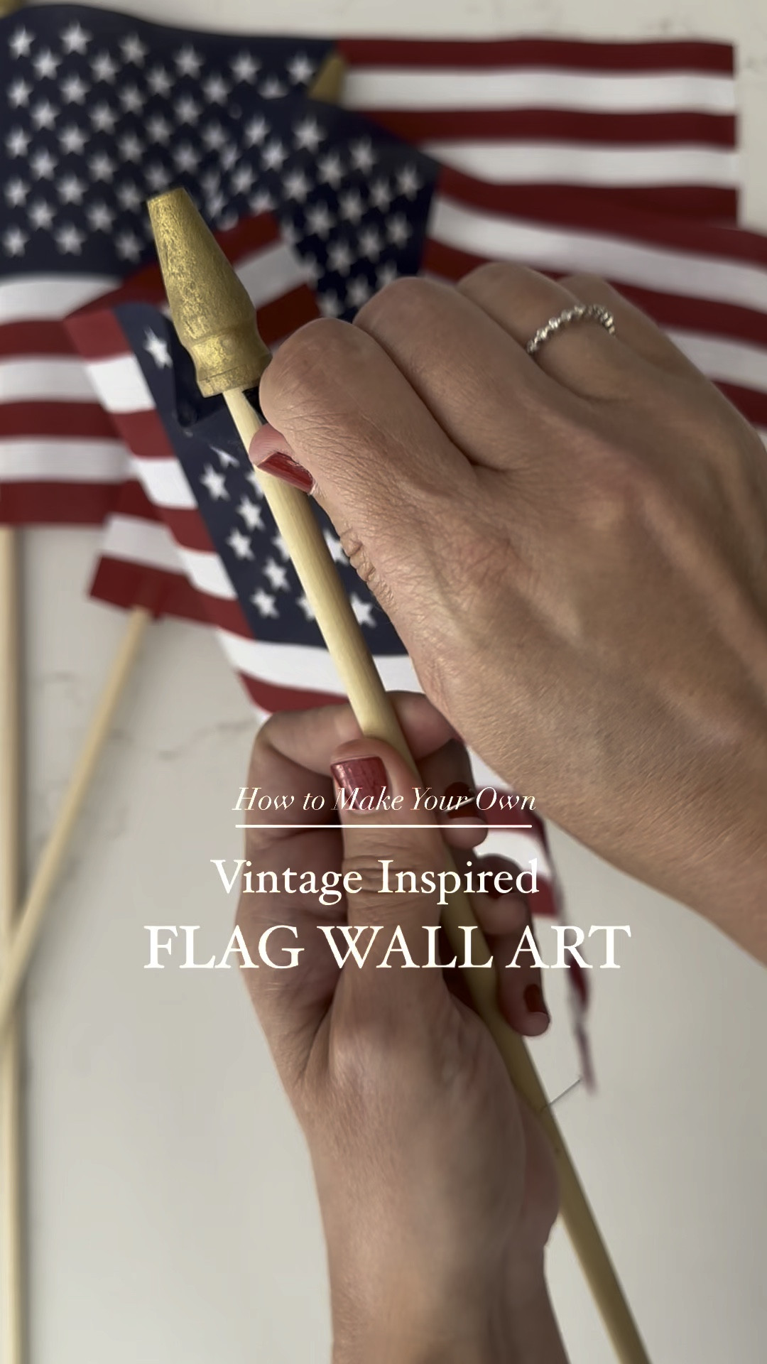 The supplies you’ll need to make vintage inspired American flag wall art. 

#LTKHome #LTKSeasonal #LTKVideo