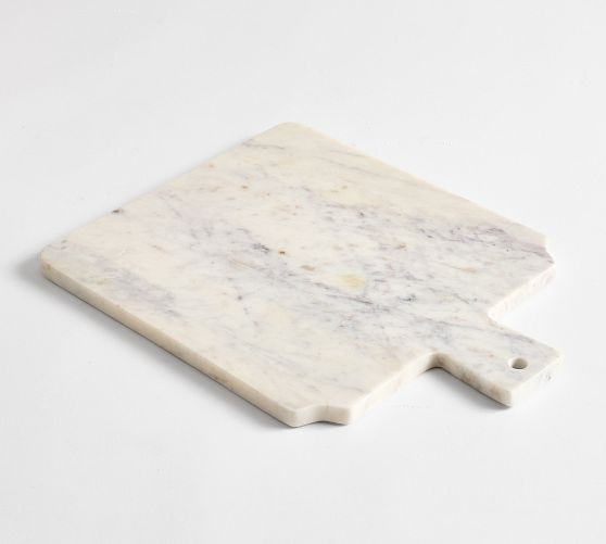 Marquee Marble Large Handle Cheeseboard | Pottery Barn (US)