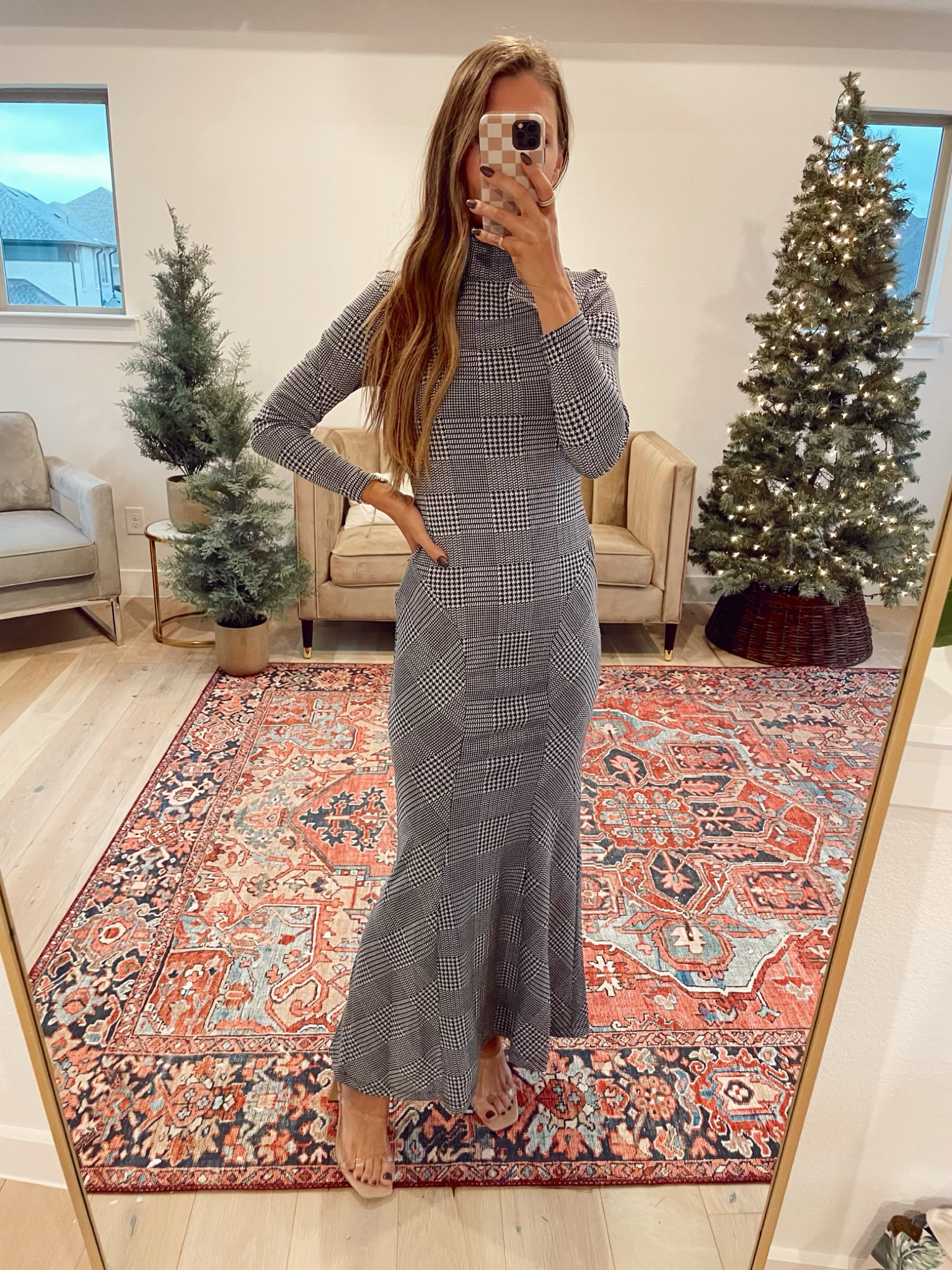 Houndstooth dress from Walmart only $34!! I’m wearing an xs. Holiday dress  


#LTKstyletip #LTKHoliday #LTKunder50