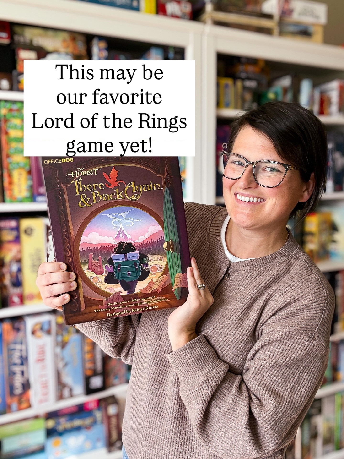 The game’s so good it’ll be There on your table and Back Again (and again!) Share this post to your favorite LOTR fan so you can start planning your next game night!

Want the link to this game? Comment “Hobbit” below, and I’ll DM you the link plus a round-up of the best Lord of the Rings games from simple family fun to complex, epic adventures!

(There are SO many great ones; Tolkien fans are living in their board game era!)