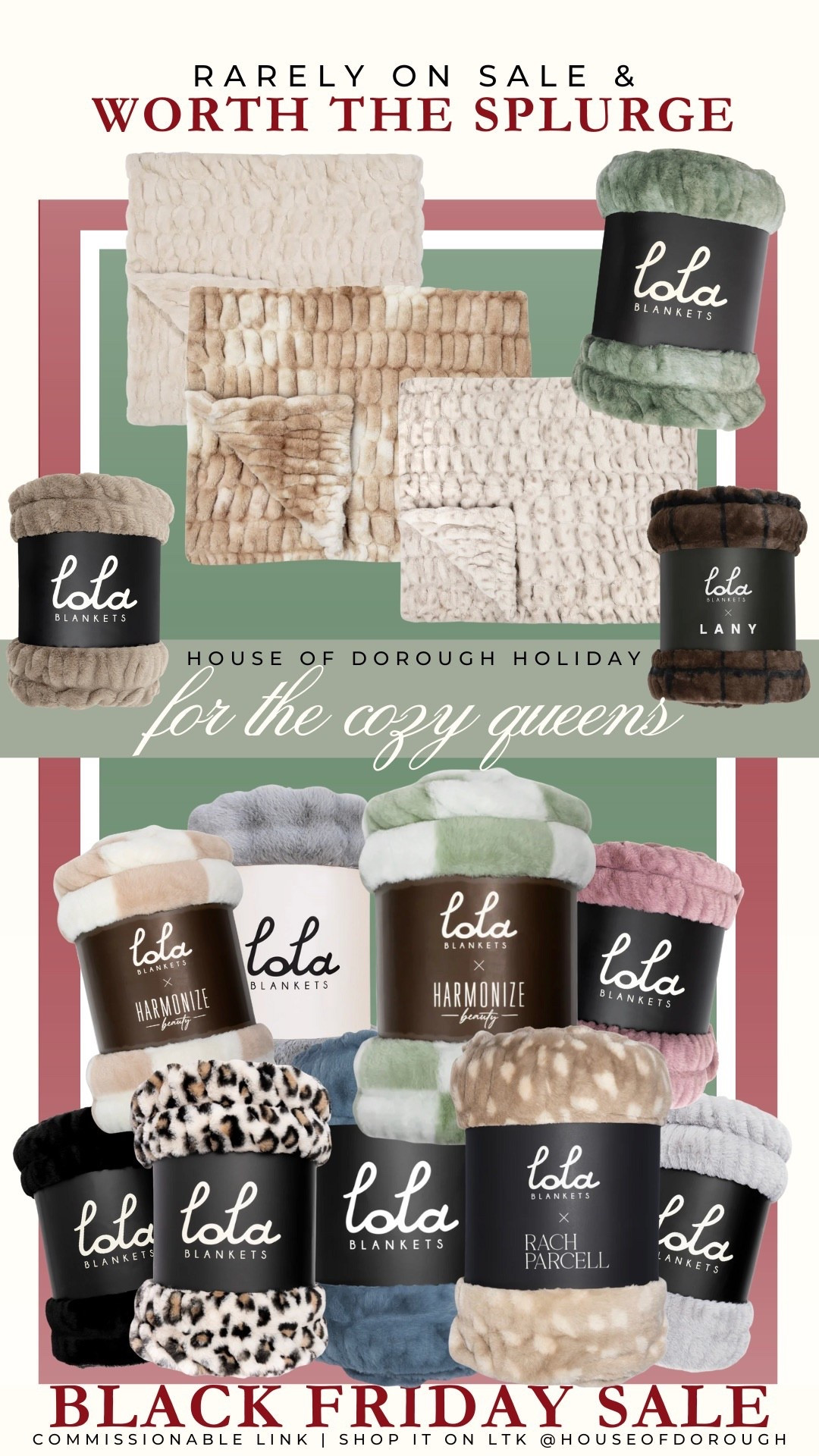 Lola blankets black friday sale!!! Use my code ASHLEYD55 for 55% off! 

Black Friday sales, lola blankets, sale alert, home decor, home design, gift ideas, Black Friday gifts

#LTKSaleAlert #LTKHoliday #LTKCyberWeek