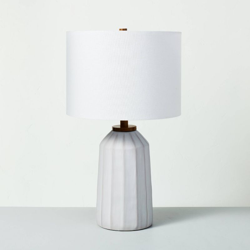 Carved Ceramic Table Lamp - Hearth & Hand™ with Magnolia | Target