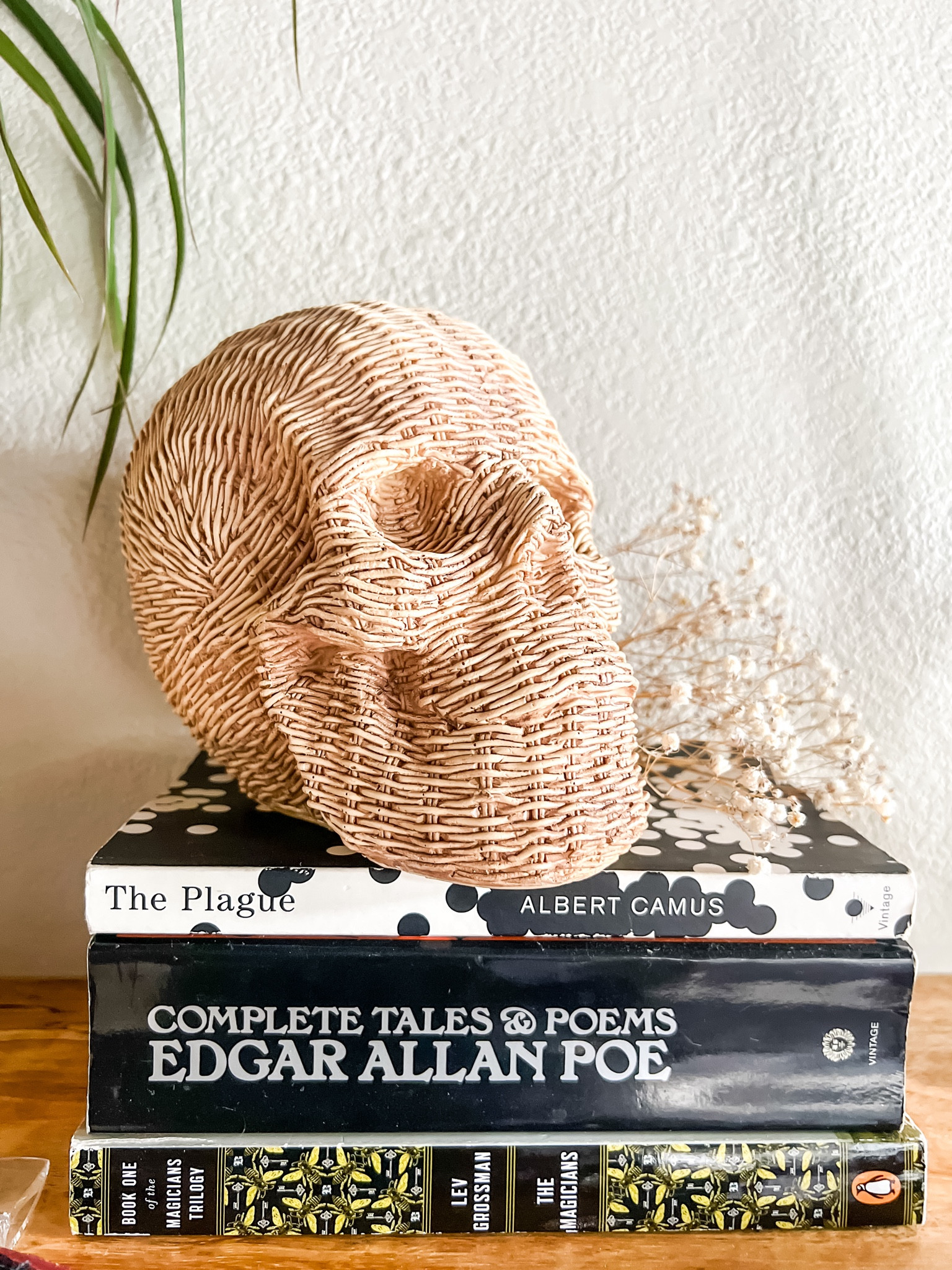 I love this rattan skull styled with dried baby’s breath for a cottagecore Halloween look  

#LTKFindsUnder50 #LTKHalloween #LTKSeasonal