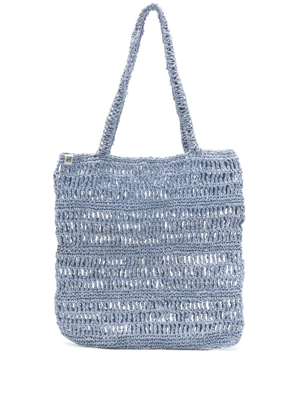 Nannacay Sage Straw Shoulder Bag | Blue | FARFETCH AU | Farfetch Global