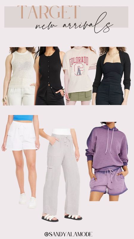Target new arrivals | Target spring style | affordable spring style | white linen shorts | crochet sleeveless sweater 

#LTKfindsunder100 #LTKstyletip #LTKSeasonal