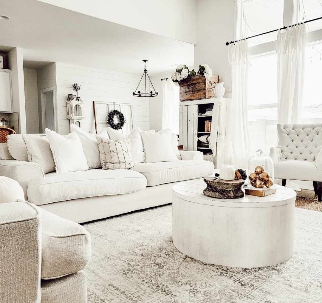 Hauteloom Neutral Collection Michie Modern Minimalist Living Room, Bedroom, Dining Room Large Are... | Walmart (US)