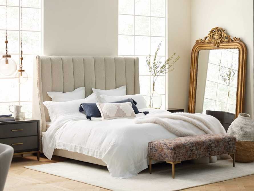 Italian Linen Hemstitch Duvet Cover | Arhaus