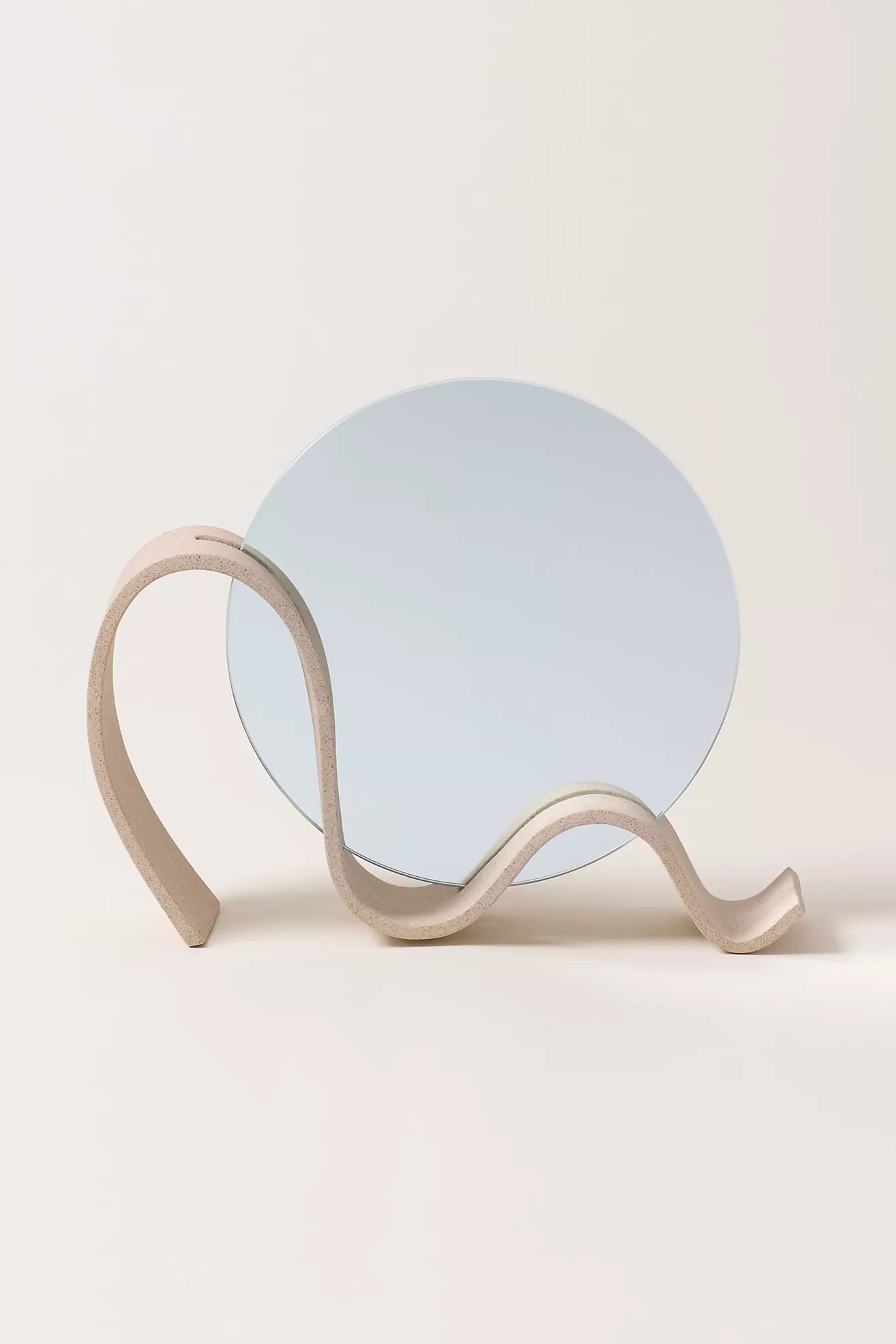 SIN Ceramic Wavee Table Mirror | Anthropologie (US)