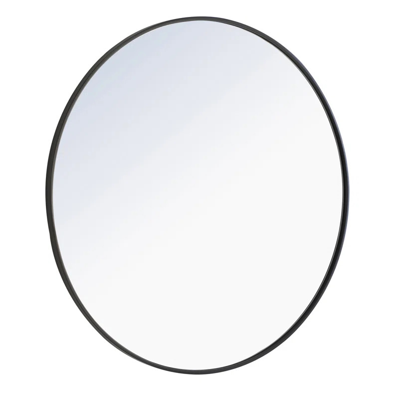 Sabine Metal Round Wall Mirror | Wayfair North America