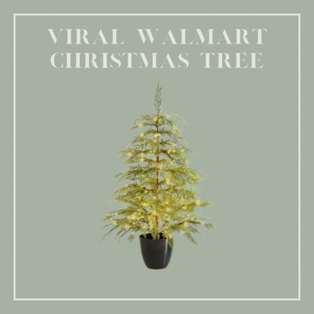 Viral Walmart Christmas tree! Check to see if your local stores have them in stock and keep checking back for it to be in stock! 

#LTKSeasonal #LTKhome #LTKHoliday