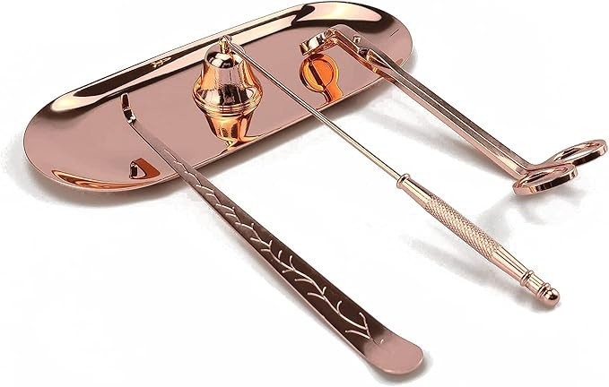 Fumaoln Candle Wick Trimmer Candle Accessory Set, 4-in-1-Candle Wick Dipper, Wick Trimmer, Candle... | Amazon (US)