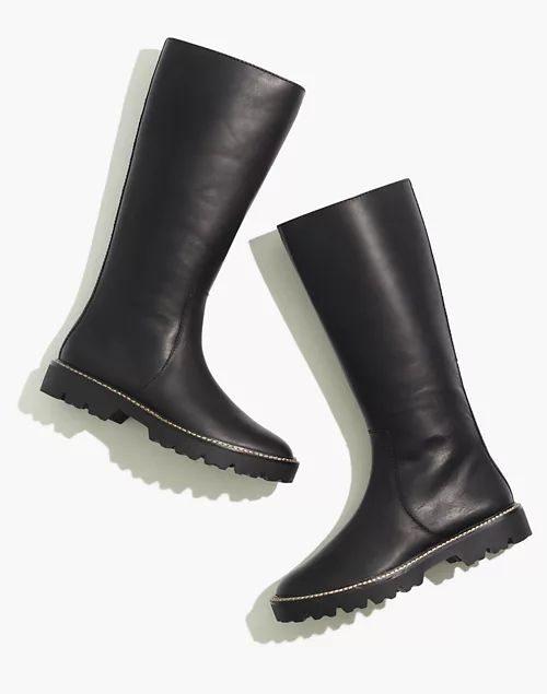 The Citywalk Lugsole Tall Boot in Leather | Madewell