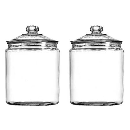 Anchor Hocking Glass Storage Heritage Hill Jar 1 Gal Set of 2 | Walmart (US)