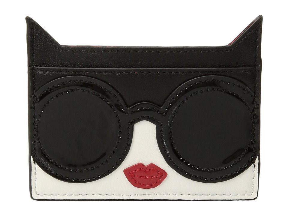 Alice + Olivia - Stace Face Cat Card Case (Multi) Credit card Wallet | Zappos