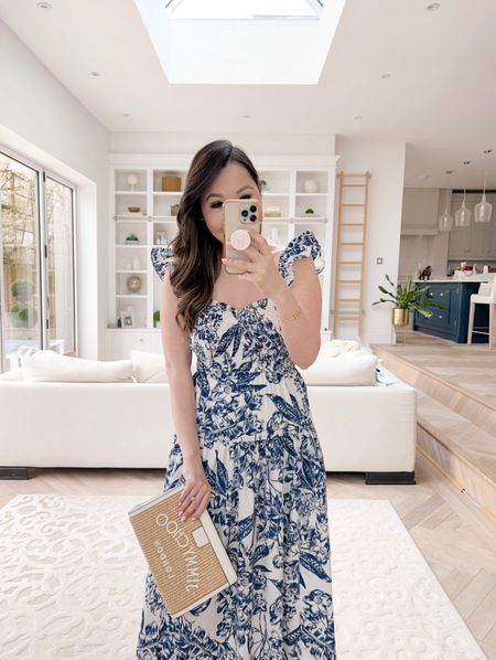 Abercrombie & Fitch blue floral dress, floral dress, spring style, summer dress, holiday style, summer outfit inspiration 

#LTKstyletip #LTKSeasonal #LTKeurope