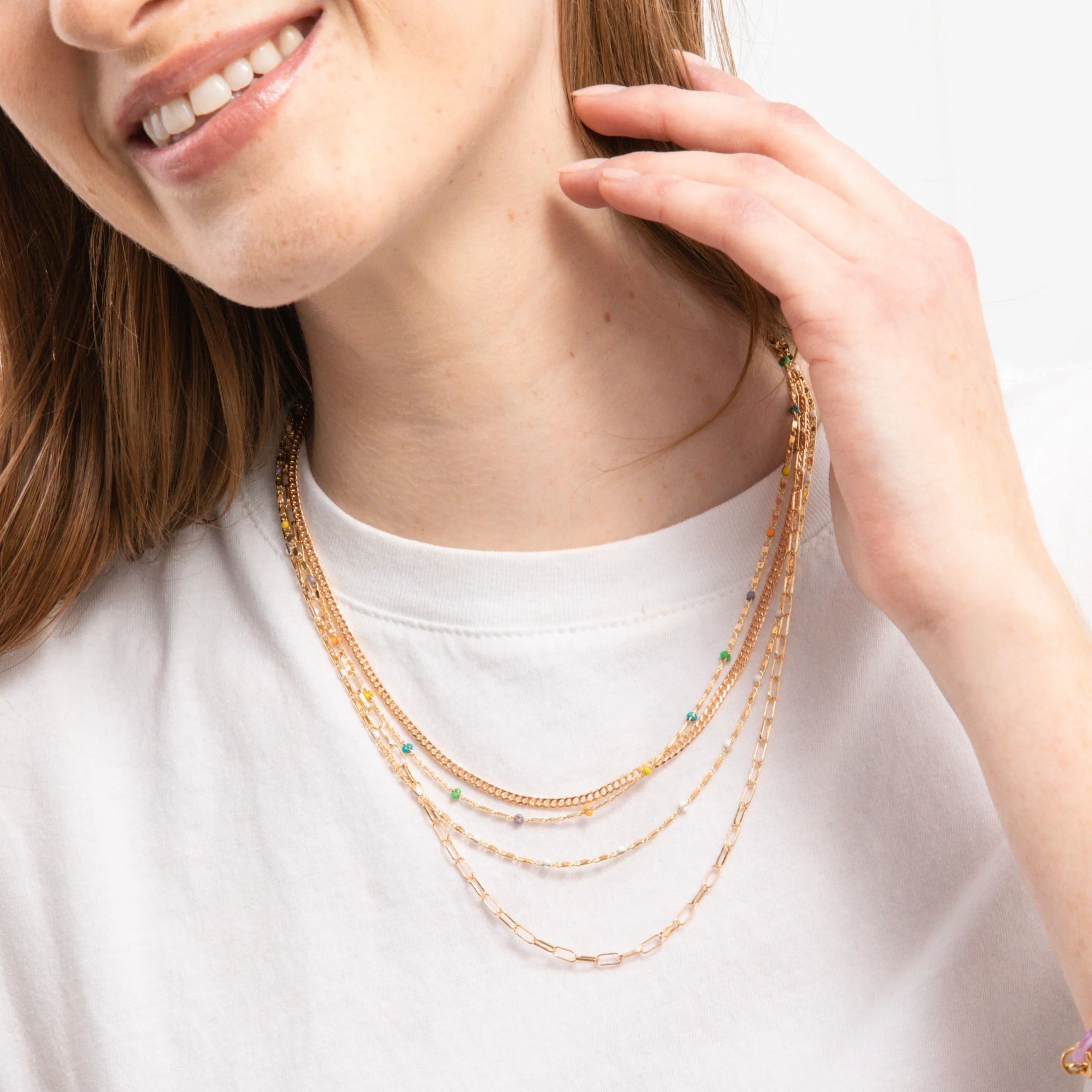 Kaylee Layered Necklace | Victoria Emerson