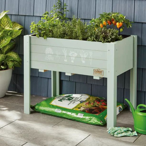 Expert Gardener Kids Elevated Bed, 2.5 ft L x 1.5 ft W x 2 ft H" | Walmart (US)