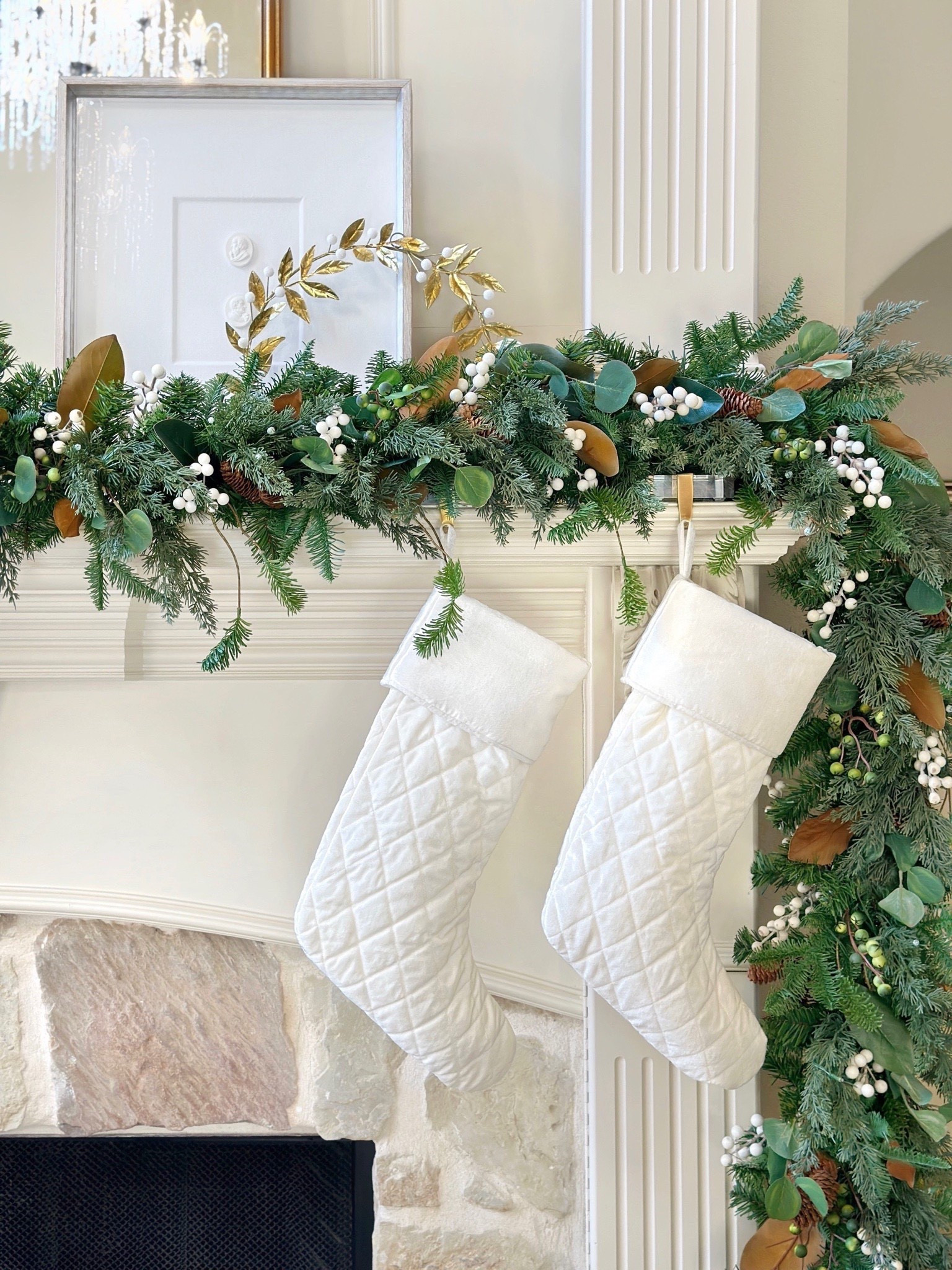 Christmas mantel 

#LTKSaleAlert #LTKHome #LTKFindsUnder50