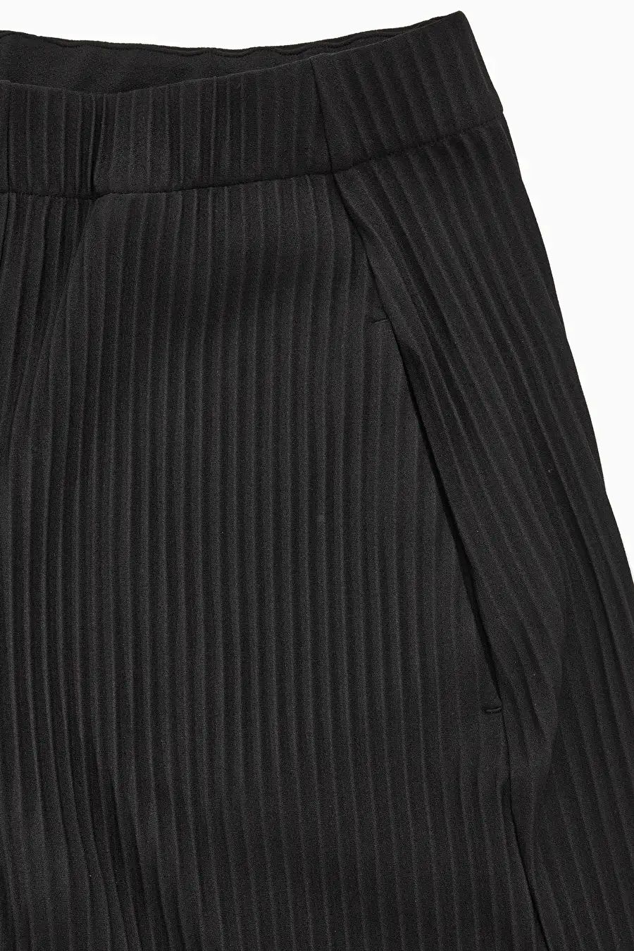 PLEATED ELASTICATED TROUSERS - BLACK - COS | COS UK