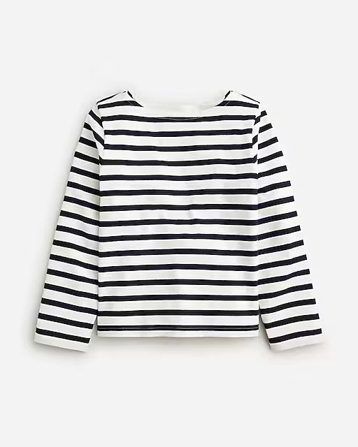 Classic mariner cloth boatneck T-shirt in stripe | J.Crew US