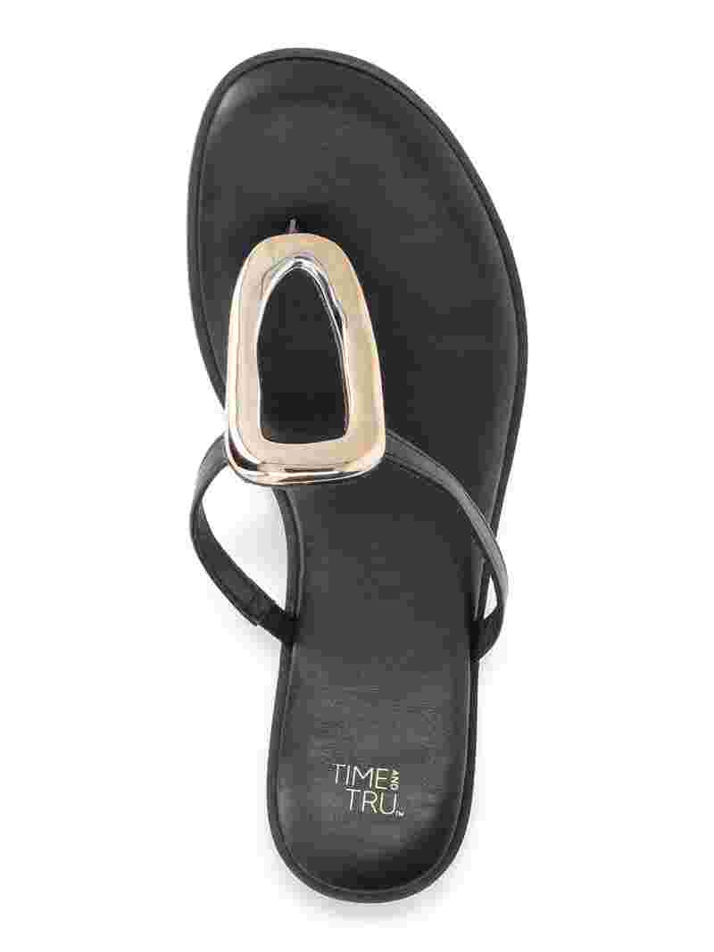 Time and Tru Women's Ornament Thong Sandals | Walmart (US)