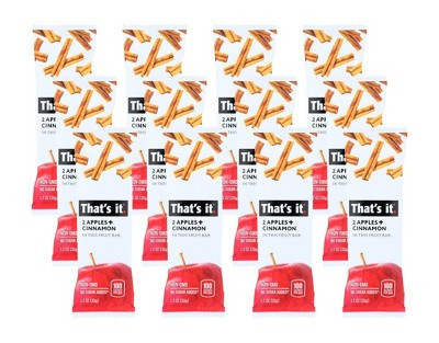 That's It Apple and Cinnamon Fruit Bar - 12 bars, 1.2 oz | Target