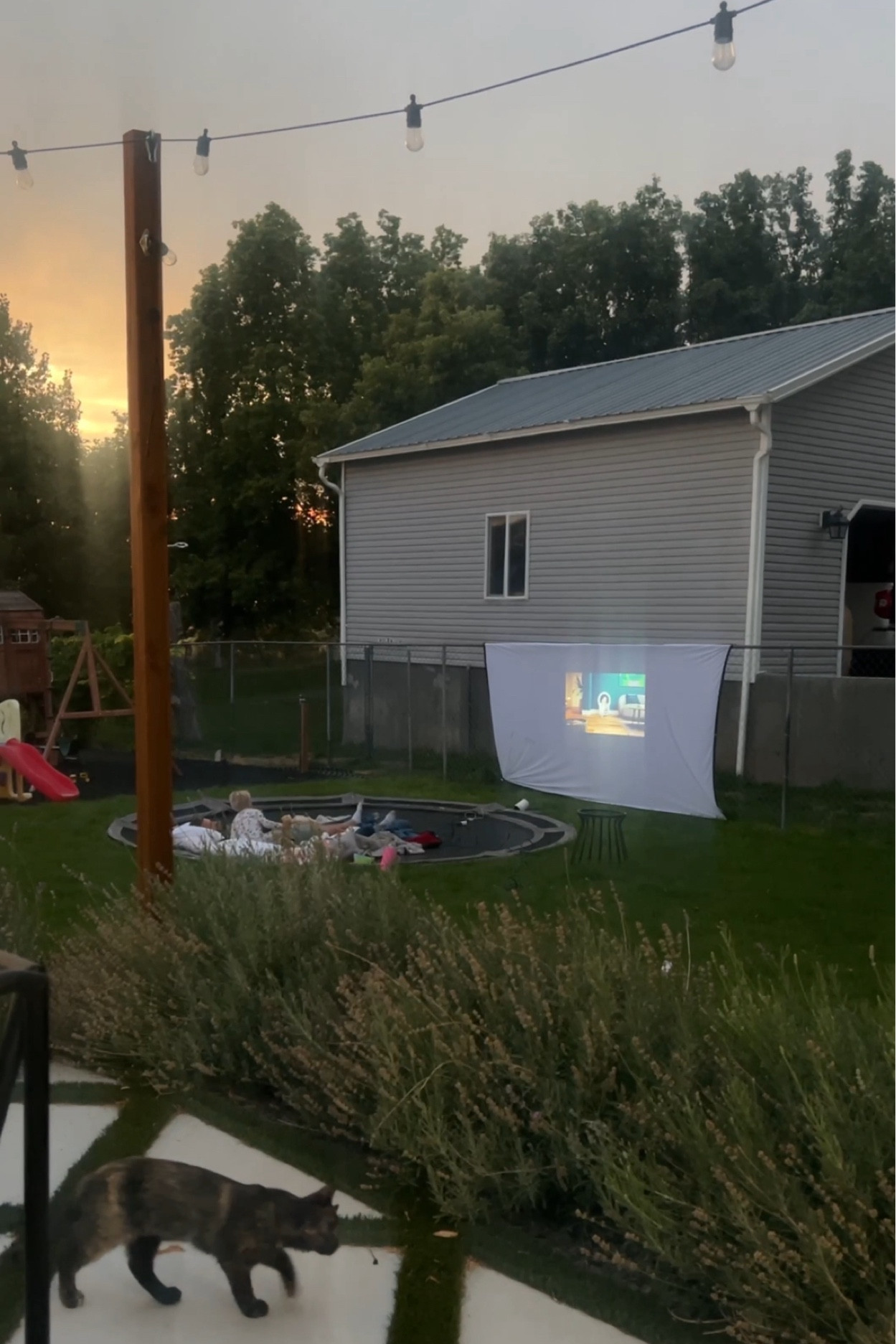 Outdoor movie night! Samsung portable projector, screen, magnet hooks. Summer inspo 

#LTKHome