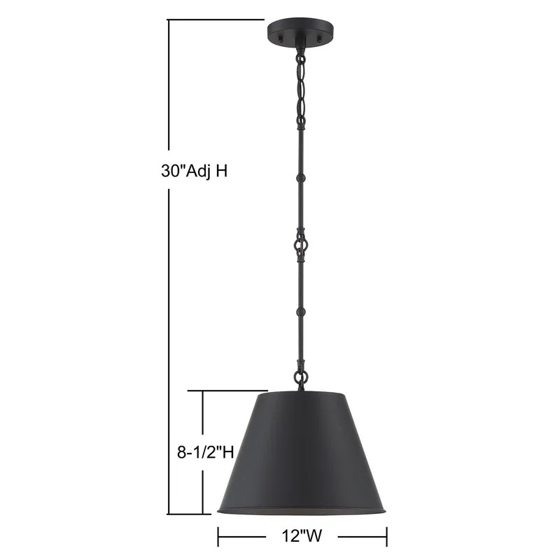 Presley 1 - Light Single Empire Pendant | Wayfair North America